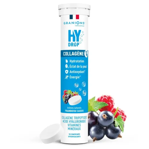 Collagen Hydration Tablet – HYDROP Raspberry-Blackcurrant